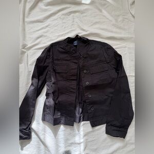 GAP Charcoal Button-Up Jacket